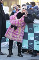 NOOMI RAPACE Arrives at Build Series in New York 01/14/2019