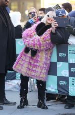 NOOMI RAPACE Arrives at Build Series in New York 01/14/2019