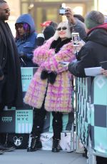 NOOMI RAPACE Arrives at Build Series in New York 01/14/2019