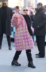 NOOMI RAPACE Arrives at Build Series in New York 01/14/2019