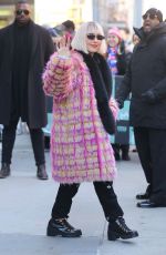 NOOMI RAPACE Arrives at Build Series in New York 01/14/2019
