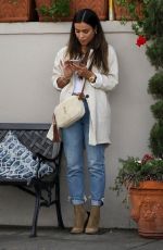 OCTOBER GONZALEZ at Il Pastaio in Beverly Hills 01/11/2019