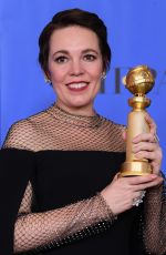 OLIVIA COLMAN at 2019 Golden Globe Awards in Beverly Hills 01/06/2019
