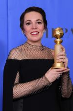 OLIVIA COLMAN at 2019 Golden Globe Awards in Beverly Hills 01/06/2019