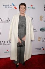 OLIVIA COLMAN at Bafta Tea Party in Los Angeles 01/05/2019