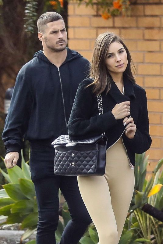 OLIVIA CULPO and Danny Amendola at Niko Niko Sushi in West Hollywood 01/13/2019