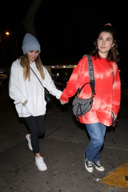 OLIVIA JADE and ISABELLA ROSE at Delilah in West Hollywood 12/28/2018