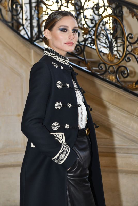 OLIVIA PALERMO at Christian Dior Show at Paris Fashion Week 01/21/2019