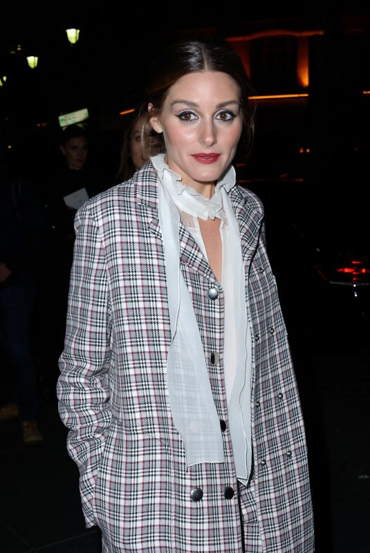OLIVIA PALERMO at Giambattista Valli Fashion Show in Paris 01/21/2019