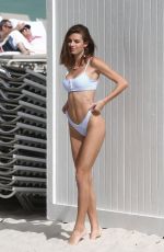 OLIVIA PASCALE and JESSICA MARTIN in Bikinis at a Beach in Miami 01/22/2019