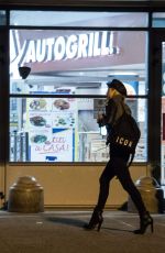 PARIS HILTON at a Service Station in Bologna 01/15/2019