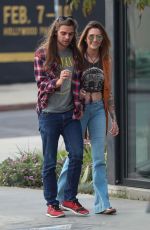 PARIS JACKSON and Gabriel Glenn Out on Melrose Ave in West Hollywood 01/29/2019