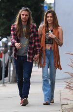 PARIS JACKSON and Gabriel Glenn Out on Melrose Ave in West Hollywood 01/29/2019
