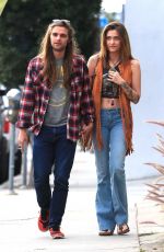 PARIS JACKSON and Gabriel Glenn Out on Melrose Ave in West Hollywood 01/29/2019