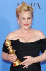 PATRICIA ARQUETTE at 2019 Golden Globe Awards in Beverly Hills 01/06/2019