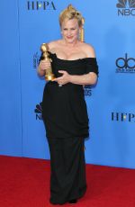 PATRICIA ARQUETTE at 2019 Golden Globe Awards in Beverly Hills 01/06/2019