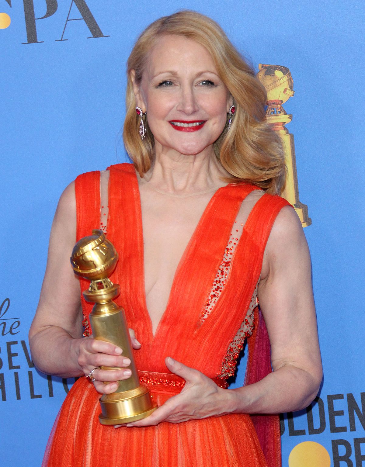 PATRICIA CLARKSON at 2019 Golden Globe Awards in Beverly Hills 01/06/2019.