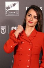 PENELOPE CRUZ at Dias de Cine Awards in Madrid 1/15/19