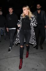 PETRA ECCLESTONE Arrives at Elton John