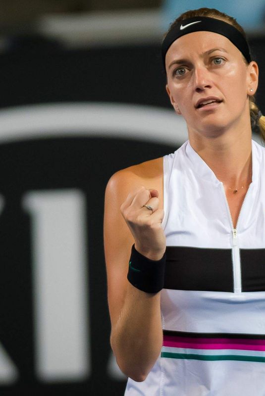 PETRA KVITOVA at 2019 Australian Open at Melbourne Park 01/14/2019