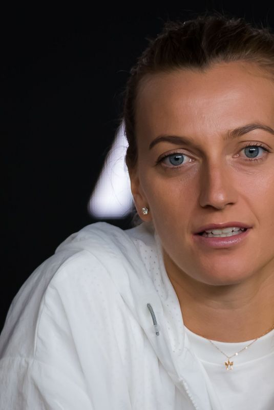 PETRA KVITOVA at 2019 Australian Open Press Conference in Melbourne 01/18/2019