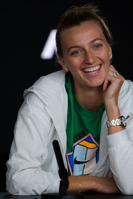 PETRA KVITOVA at 2019 Australian Open Press Conference in Melbourne 01/20/2019