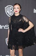 PEYTON LIST at Instyle and Warner Bros Golden Globe Awards Afterparty in Beverly Hills 01/06/2019