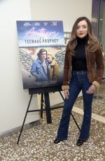 PEYTON ROI LIST at Anthem of a Teenage Prophet Special Screening in Hollywood 01/11/2019
