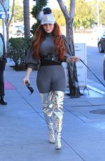 PHOEBE PRICE Out for Lunch in Beverly Hills 01/25/2019