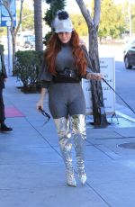 PHOEBE PRICE Out for Lunch in Beverly Hills 01/25/2019