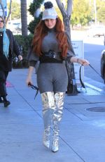 PHOEBE PRICE Out for Lunch in Beverly Hills 01/25/2019