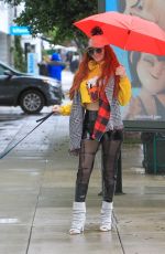PHOEBE PRICE Out with Her Dog in Beverly Hills 01/17/2019