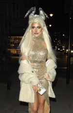 PIXIE LOTT Celebrates Her Birthday in London 01/19/2019