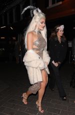 PIXIE LOTT Celebrates Her Birthday in London 01/19/2019
