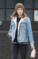 Pregnant KATE MARA Out and About in Beverly Hills 01/16/2019