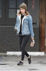 Pregnant KATE MARA Out and About in Beverly Hills 01/16/2019