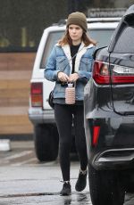 Pregnant KATE MARA Out and About in Beverly Hills 01/16/2019