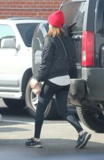 Pregnant KATE MARA Out and About in Los Angeles 01/11/2019