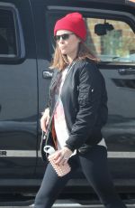 Pregnant KATE MARA Out and About in Los Angeles 01/11/2019