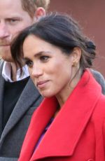 Pregnant MEGHAN MARKLE at Birkenhead at Hamilton Square 01/14/2019