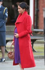 Pregnant MEGHAN MARKLE at Birkenhead at Hamilton Square 01/14/2019