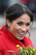 Pregnant MEGHAN MARKLE at Birkenhead at Hamilton Square 01/14/2019