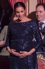 Pregnant MEGHAN MARKLE at Cirque Du Soleil Totem 10th Anniversary Premiere in London 01/16/2019