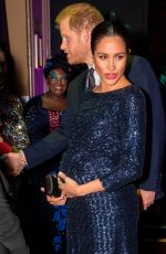 Pregnant MEGHAN MARKLE at Cirque Du Soleil Totem 10th Anniversary Premiere in London 01/16/2019