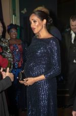 Pregnant MEGHAN MARKLE at Cirque Du Soleil Totem 10th Anniversary Premiere in London 01/16/2019