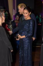 Pregnant MEGHAN MARKLE at Cirque Du Soleil Totem 10th Anniversary Premiere in London 01/16/2019