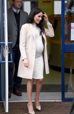 Pregnant MEGHAN MARKLE at Mayhew Animal Welfare Charity in London 01/16/2019
