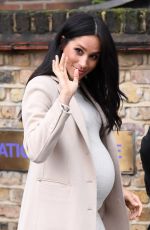 Pregnant MEGHAN MARKLE at Mayhew Animal Welfare Charity in London 01/16/2019