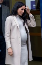 Pregnant MEGHAN MARKLE at Mayhew Animal Welfare Charity in London 01/16/2019
