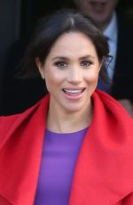Pregnant MEGHAN MARKLE at Town of Birkenhead in Merseyside 01/14/2019